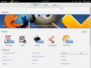 New Gnome App Center