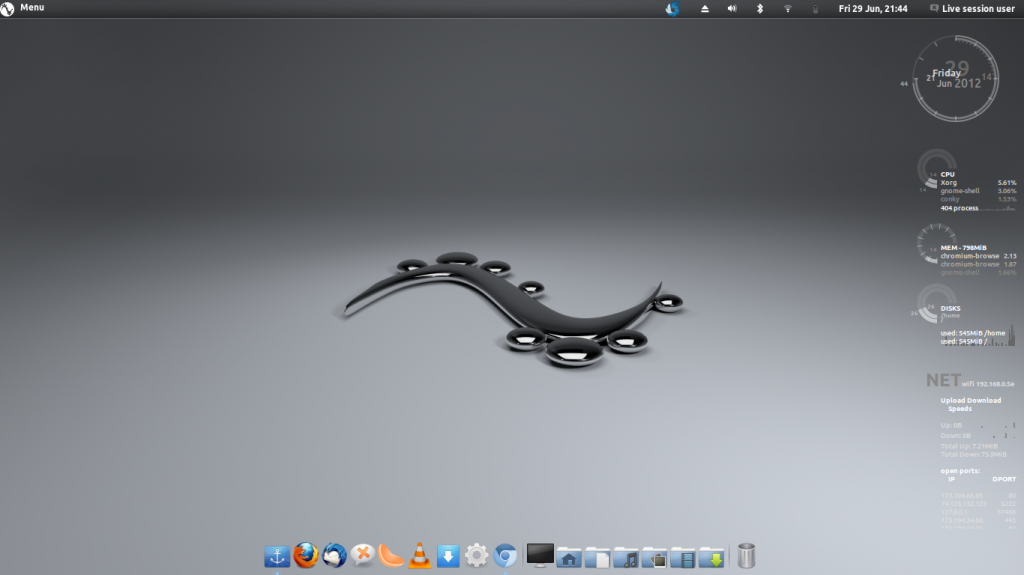 PinguyOS 12.04 Desktop 02