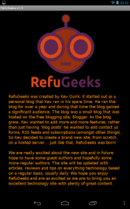 RefuGeeks About Page