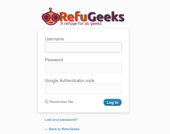 RefuGeeks Login