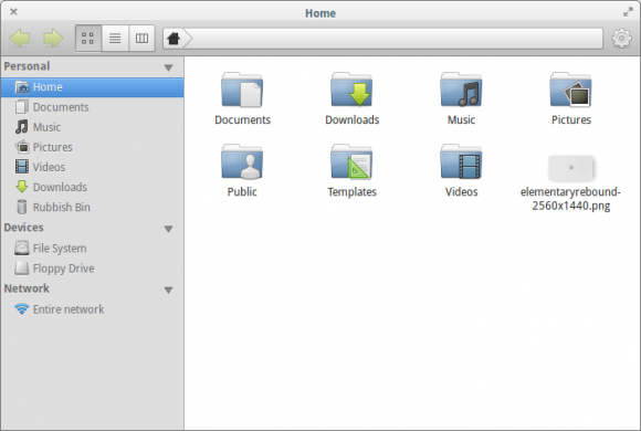 Elementary File Browser