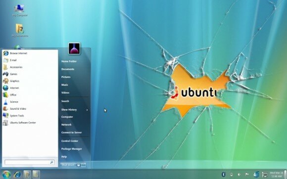 Ubuntu Looking Like Windows