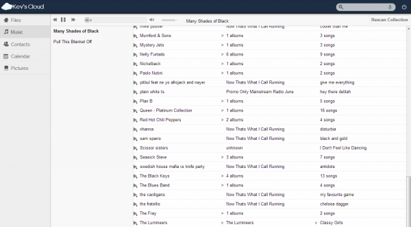 OwnCloud Music Player