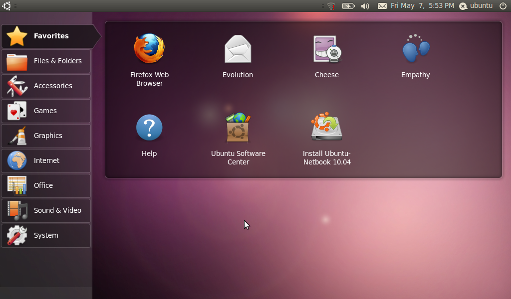 Ubuntu Netbook Remix