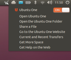 Ubuntu One Menu