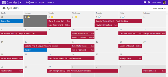 new outlook calendar