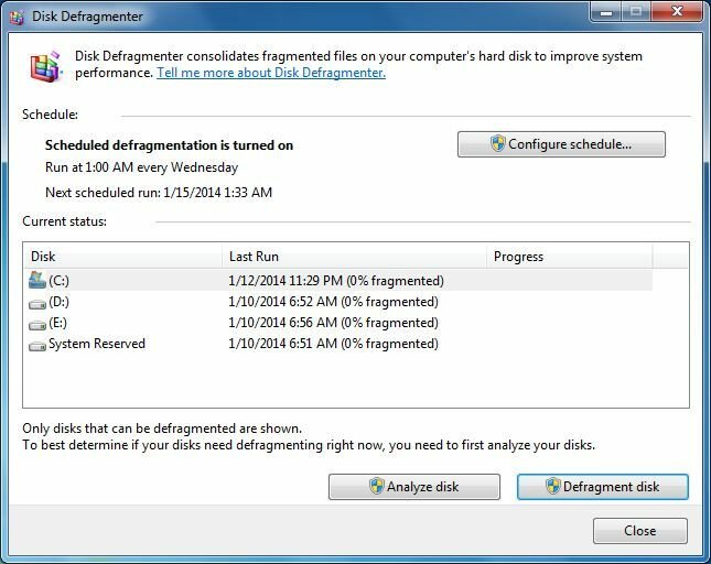Disk Defragmentation 2