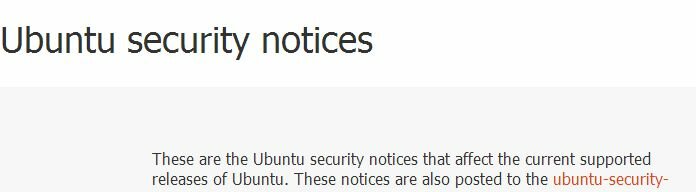 Ubuntu Security