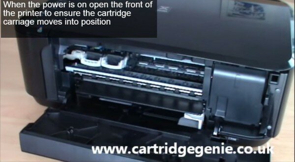 moving the cartridge