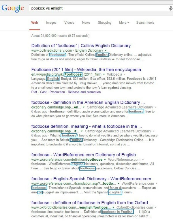 popkick vs enlight bolded