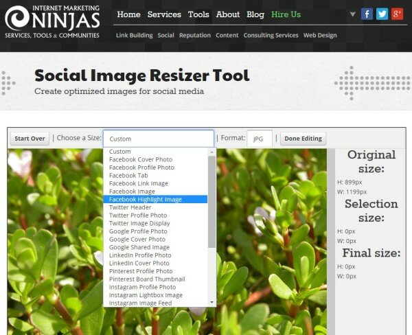 Image 40 - Social Image Resizer Tool